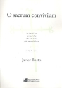 O sacrum convivium for mixed chorus a cappella score