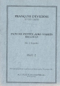 12 petits airs varis en duo Band 2 (Nr.7-12) fr 2 Fagotte Partitur und Stimmen