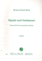 Signale und Sentiments Concerto fr Horn und Orchester Partitur