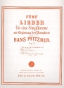 Nachtwandler aus 5 Lieder op.7 fr Gesang und Klavier