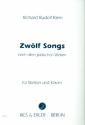 12 Songs nach alten jiddischen Weisen fr Bariton und Klavier