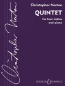 Quintett für 4 Violinen und Klavier Stimmen