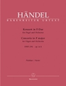 Konzert F-Dur op.4,4 HWV292 Fr Orgel und Orchester Partitur