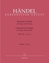 Konzert F-Dur op.4,4 HWV292 Fr Orgel und Orchester Partitur