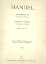 Konzert F-Dur op.4,4 HWV292 fr Orgel und Orchester Oboe 1