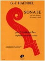 Sonate sol mineur op.2,8 pour 2 violoncelles et piano