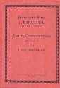 Duos concertants op.48,1-3 für Horn in F und Fagott