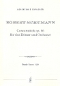 Concertstck op.86 fr 4 Hrner und kleines Orchester Studienpartitur