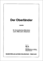 DER OBERLAENDER LAENDLER FUER AKKORDEON (MIT 2. STIMME) HOLZSCHUH, ALFONS, KOMP.