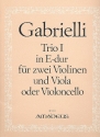 Trio E-Dur Nr.1 fr 2 Violinen und Viola oder Violoncello