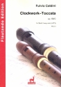 Clockwork-Toccata op.68c fr 4 Blockflten (AATB) Partitur und Stimmen