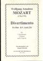 Divertimento Es-Dur KVAnh226 fr 2 Klarinetten, 2 Hrner und 2 Fagotte Partitur+Stimmen