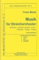 MUSIK FUER STREICHORCHESTER PARTITUR+STIMMEN (3-3-3-2-2)