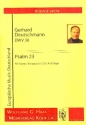 Psalm 23 DWV38 fr Sopran, Trompete in C (Piccolo-Trompete in A/B) und Orgel