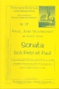 sonata scti petri et pauli fuer (natur-)trompete, 3 posaunen, streicher und bc