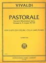 Pastorale from Sonata a mjaor F.XVI:8 for flute (vl), cello and piano