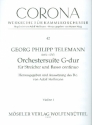 Orchestersuite G-Dur fr Streicher und Bc Streicherset
