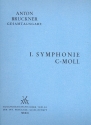 Sinfonie c-Moll Nr.1 in der Linzer Fassung von 1866 fr hohe Singstimme und Klavier Dirigierpartitur