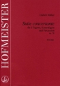 Suite concertante op.78 fr 3 Fagotte, Kontrafagott und Percussion Partitur und Stimmen
