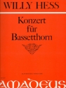 Konzert d-moll op.116 fr Bassetthorn und Orchester fr Bassetthorn und Klavier