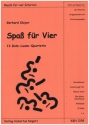 Spa fr Vier fr 4 Gitarren Spielpartitur