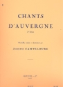 Chants d'Auvergne vol.2 pour chant et piano