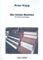 Die letzte Beichte fr Violine und Orgel