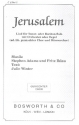 Jerusalem für Tenor (Bariton), gem Chor und Orchester (Orgel) Chorpartitur