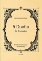 5 Duette fr 2 Trompeten Spielpartitur