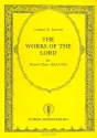 The Works of the Lord for mixed chorus (SSAATB) a cappella,  score