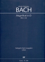 Magnificat D-Dur BWV243 für Soli, gem Chor und Orchester Partitur