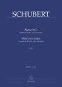 Messe G-Dur D167  fr Soli, Chor und Orgel Partitur
