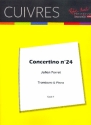 Concertino no.24 pour trombone en ut et piano