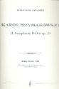 Sinfonie B-Dur Nr.2 op.19 fr Orchester Studienpartitur