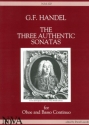 The 3 Authentic Sonatas for oboe and bc