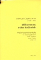 Willkommen edles Knblein fr 4 Stimmen, 2 Violinen, 2 Violen und Bc Partitur und Stimmen