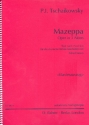 Mazeppa Klavierauszug (dt/russ) Verlagskopie