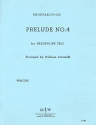 Prelude no.4 for 3 saxophones (SAB) score and parts