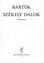 Szekely dalok fr Mnnerchor a cappella Chorpartitur