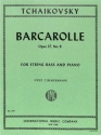 Barcarole op.37,6 for string bass and piano