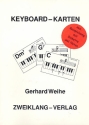 Keyboard-Karten mit Beispiel-Song Diskette und Noten 