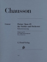 Pome op.25 fr Violine und Orchester fr Violine und Klavier