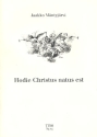 Hodie Christus natus est for male chorus a cappella score
