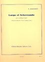 Largo et scherzando pour contrebasse et piano