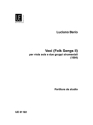 VOCI FUER VIOLA SOL UND 2 INSTRUMENTENGRUPPEN STUDIENPARTITUR