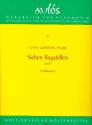 7 Bagatellen op.18 fr Flte, Klarinette und Fagott Partitur und Stimmen