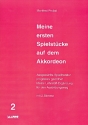 Meine ersten Spielstcke auf dem Akkordeon Band 2 (mit 2. Stimme) 