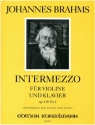 Intermezzo op.118,2 fr Violine und Klavier