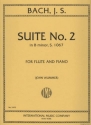 Suite b minor no.2 BWV1067 for flute and piano WUMMER, JOHN, ED