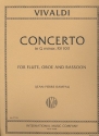 Concerto g minor RV103 for flute, oboe and bassoon parts